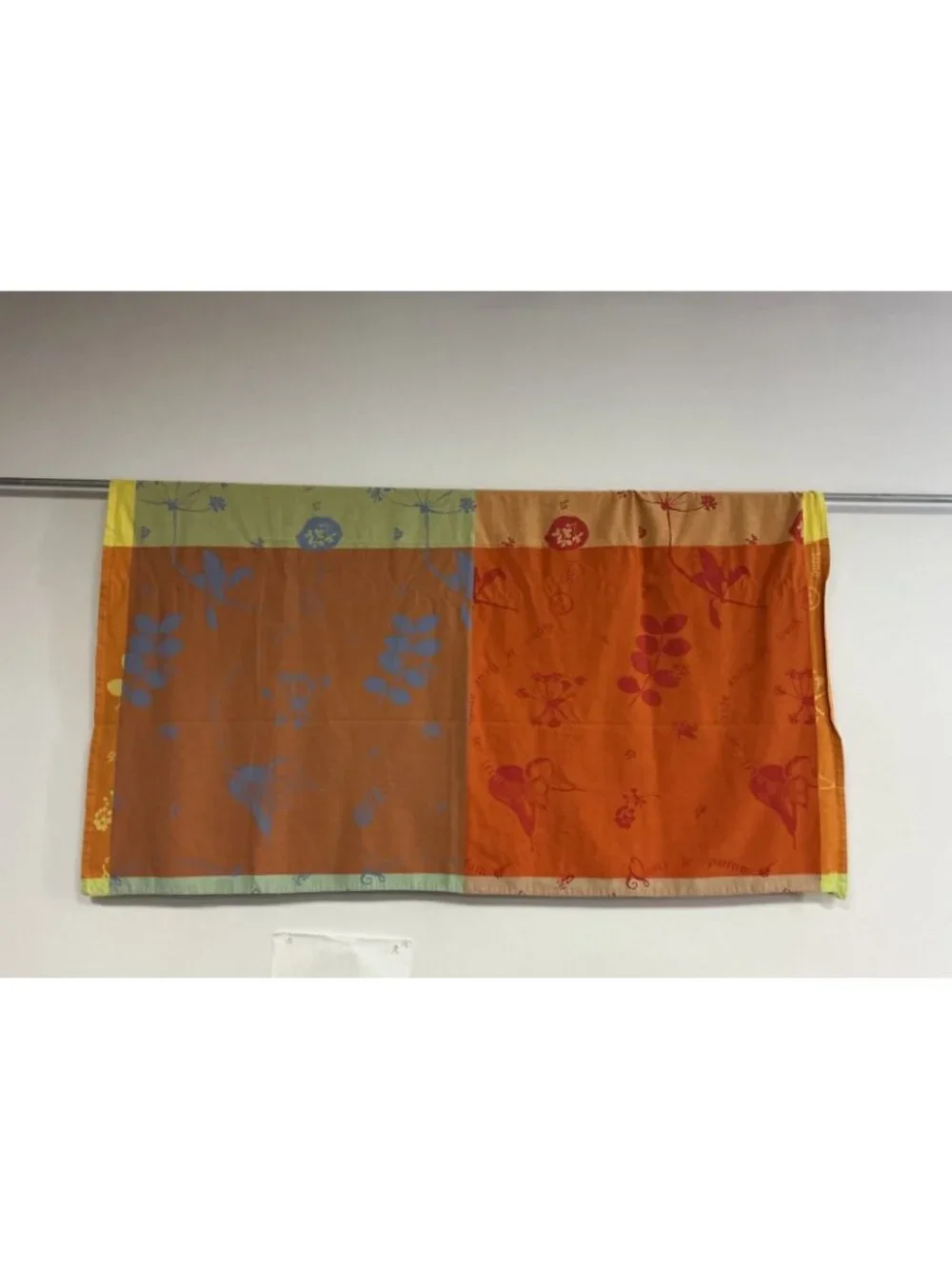 Robert Le Heros Moutet France Cotton Floral Tablecloth Multicolor